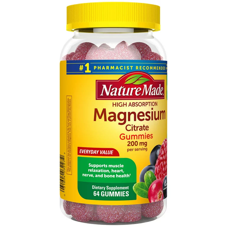 Citrato de Magnesio 200mg - 64 gomitas