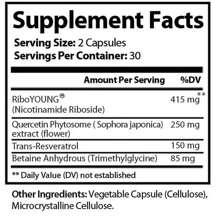 NAD+ con riboyoungTM - 30 cápsulas
