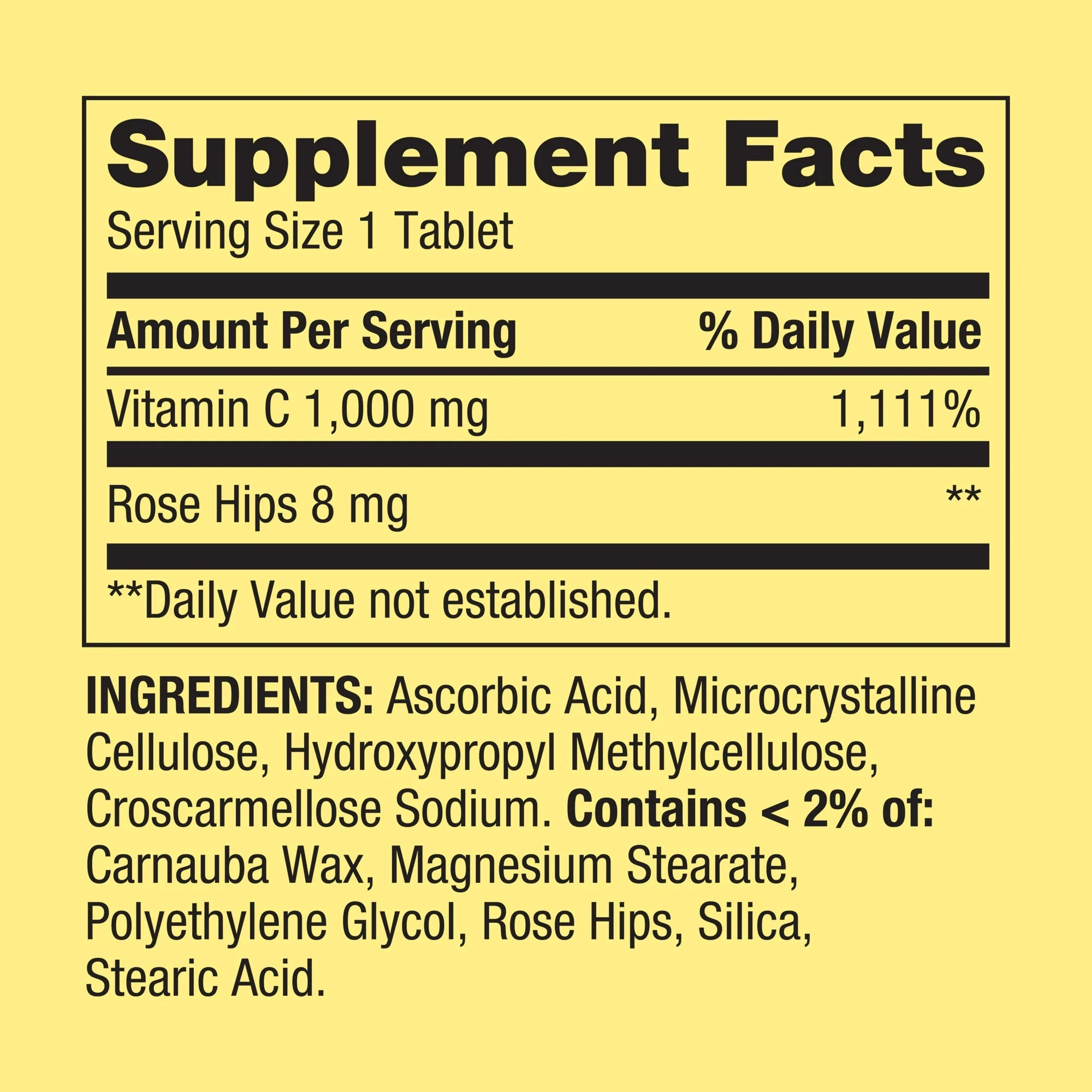 Vitamina C 1000mg - 100 cápsulas