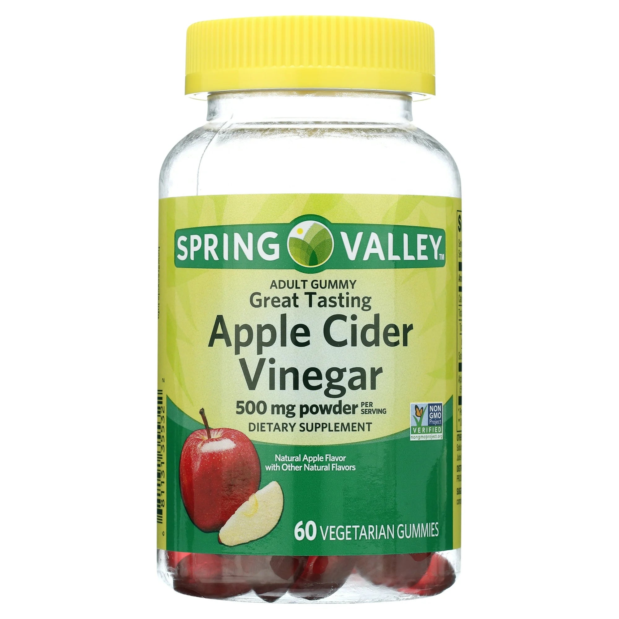 Vinagre de cidra de manzana 500mg - 60 gomitas