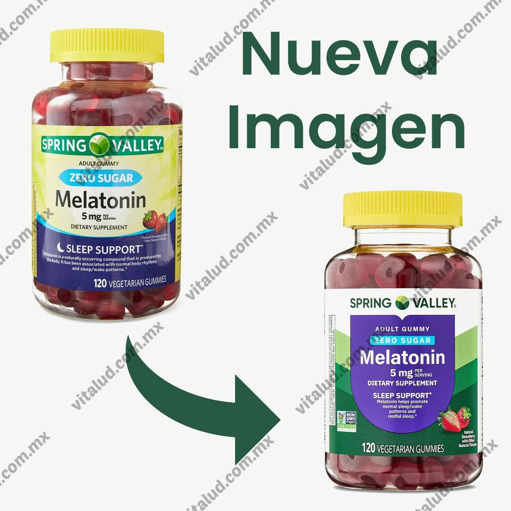 Melatonina Zero Sugar 5mg - 120 gomitas