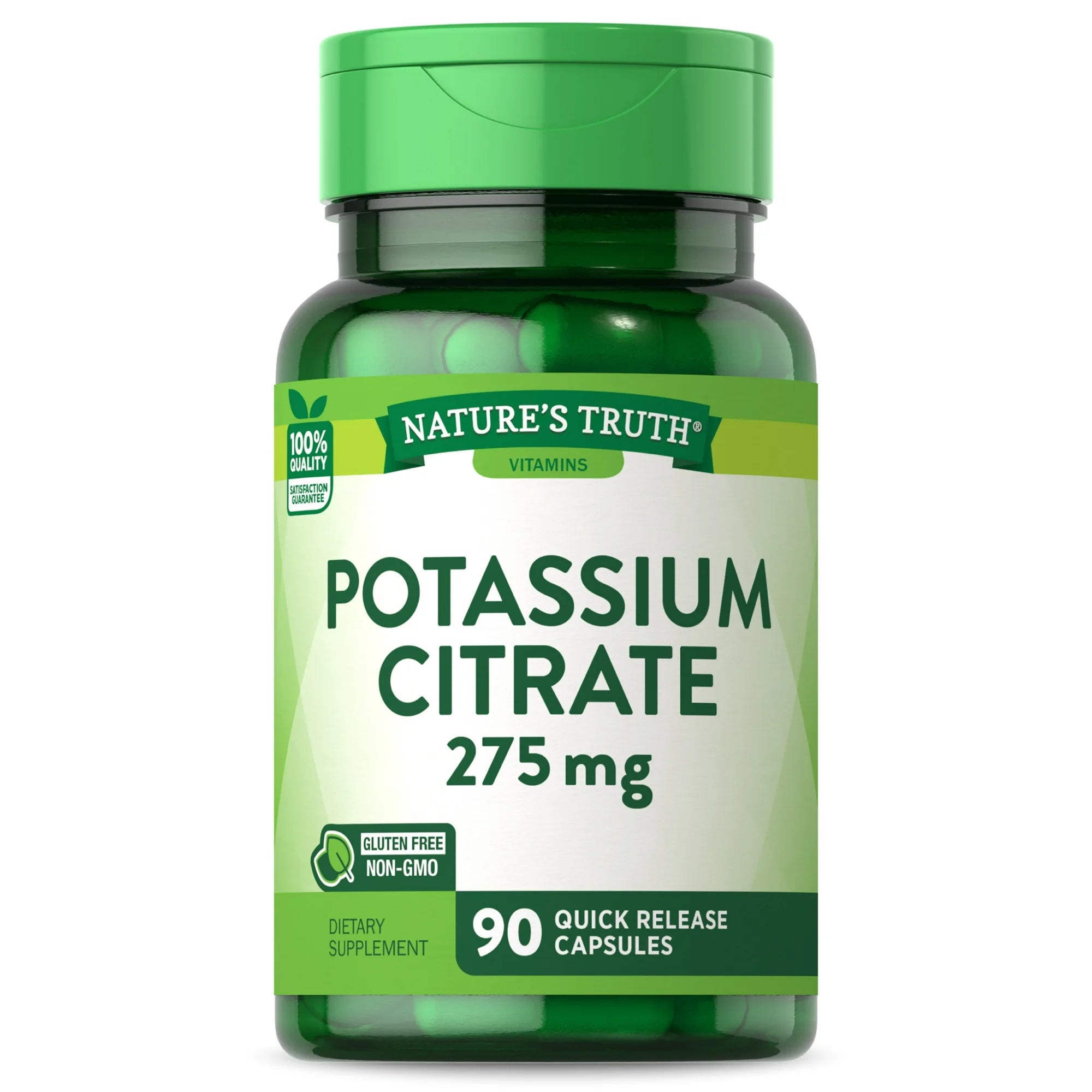 Citrato de potasio 275mg - 90 cápsulas