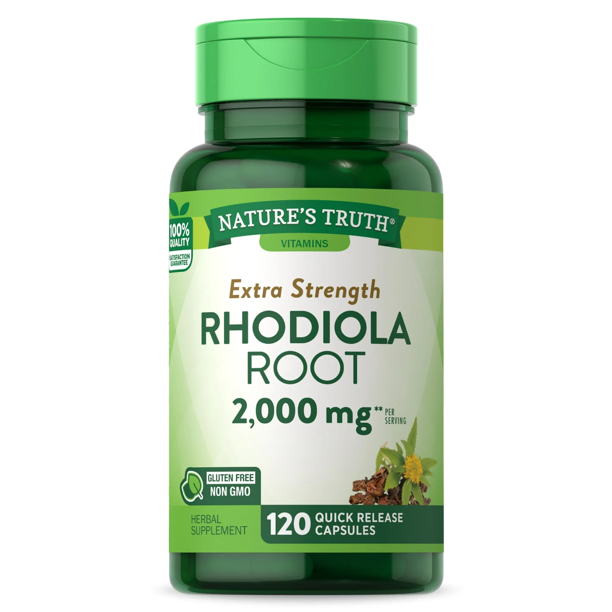 Rhodiola Root 2000 mg - 120 cápsulas