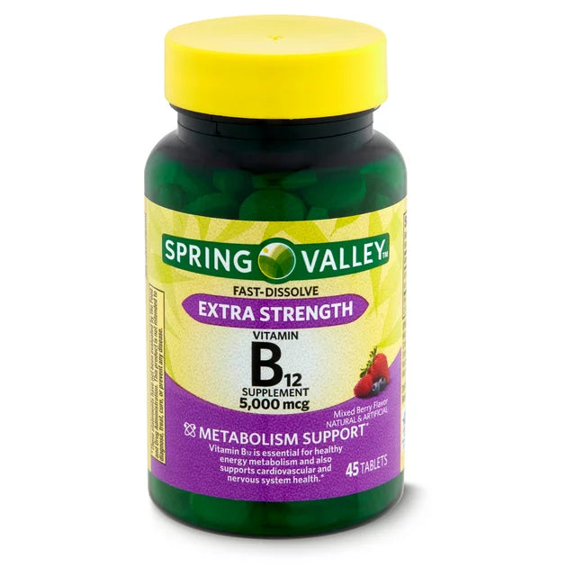 Vitamina B12 Extra Fuerte 5000 mcg - 45 cápsulas