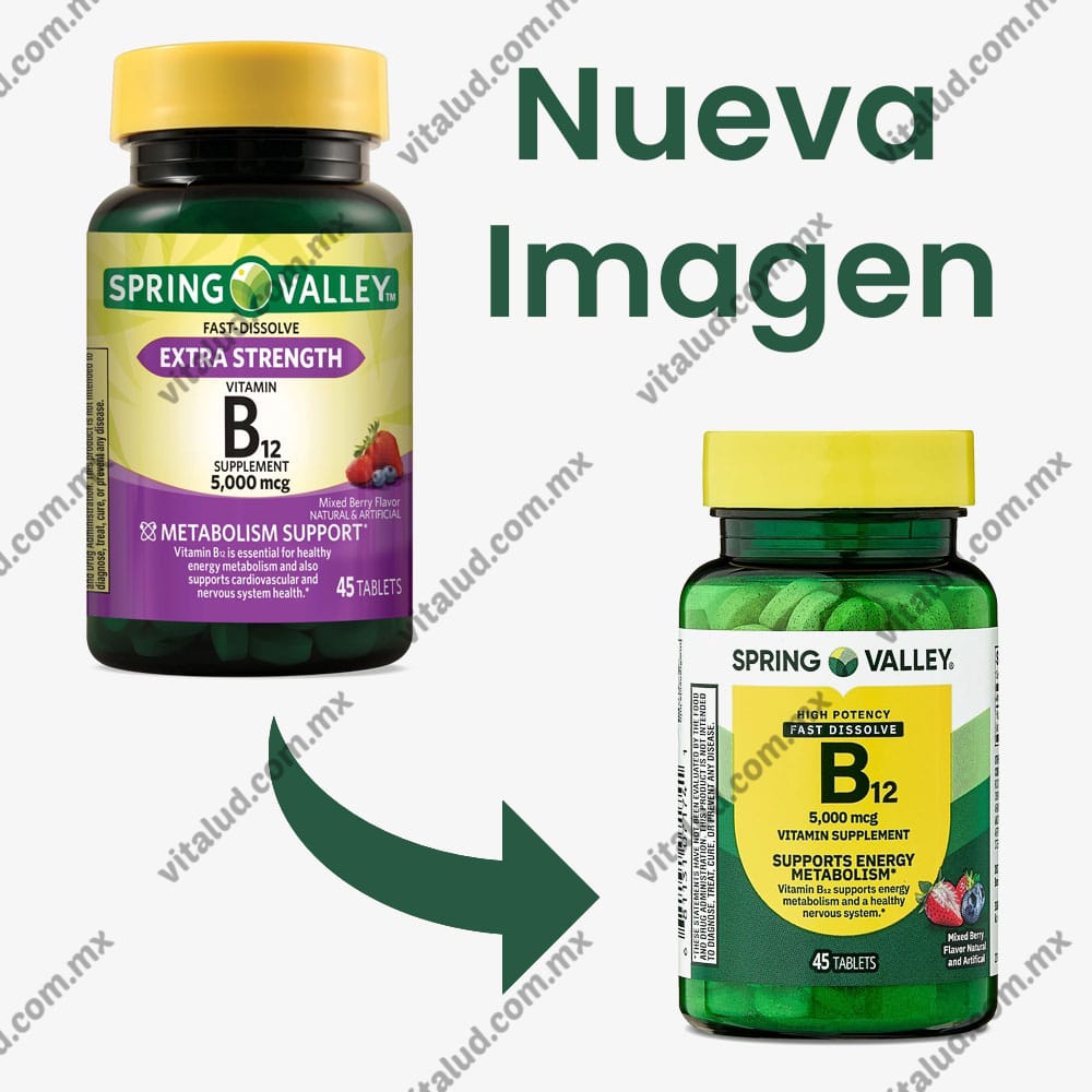 Vitamina B12 Extra Fuerte 5000 mcg - 45 cápsulas