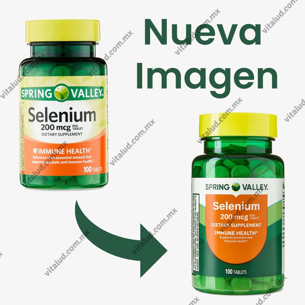 Selenio 200 mcg - 100 tabletas