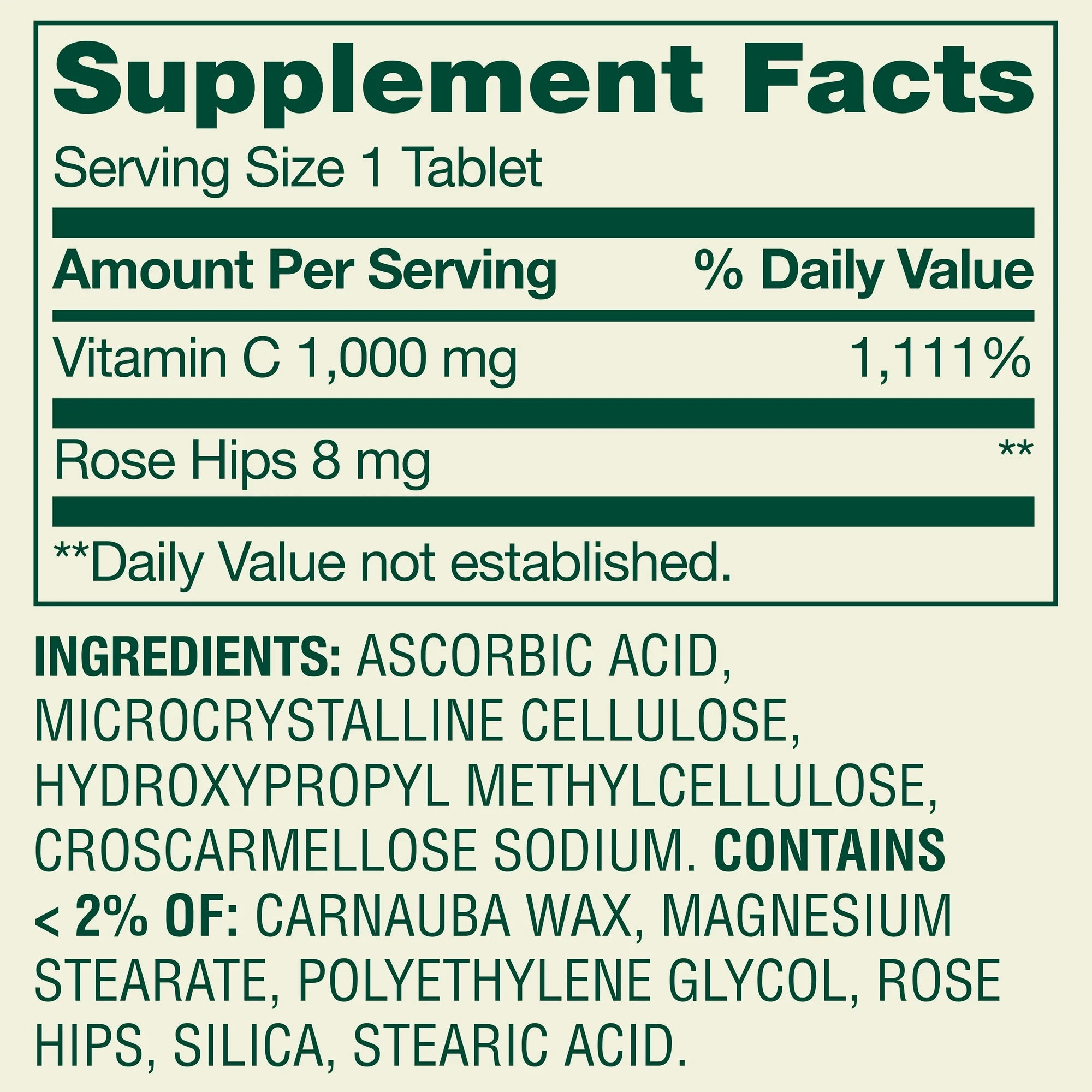 Vitamina C 1000mg - 100 cápsulas