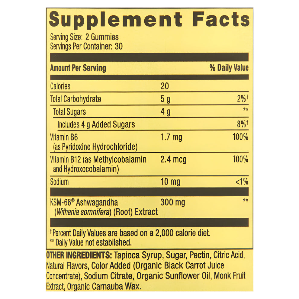 Ashwagandha - 60 gomitas